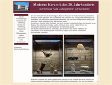 Tablet Screenshot of keramik-sammlung.de
